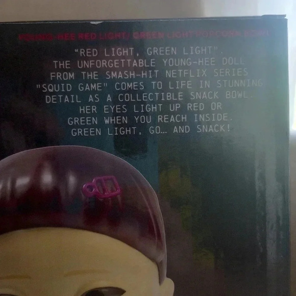 Squid Game - Red Light Green Light Popcorn Bowl Korean tv show anime scary movie - Picture 7 of 7